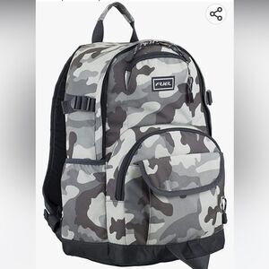 Fuel Millennial Tech Backpack - Army‎ Camo Nwt Grey/Off White